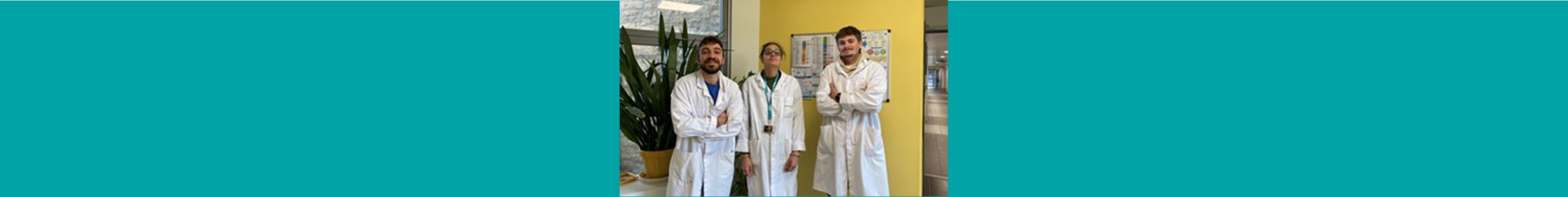 Photo de nos trois nouveaux doctorants 2024