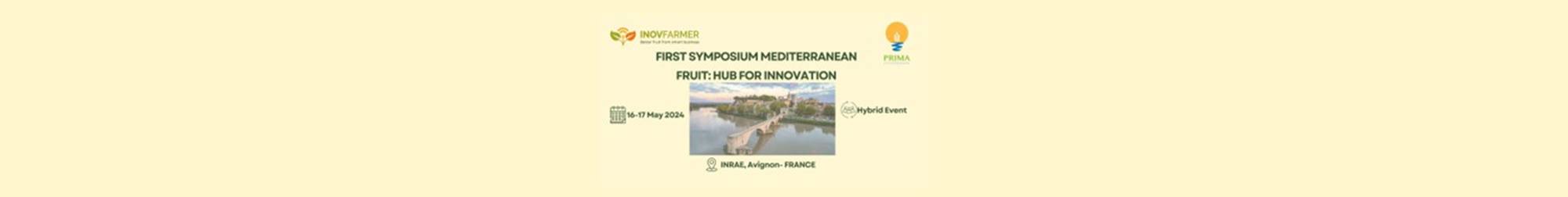 flyer du symposium Mediterranean fruit innovation