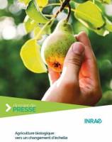 couvercle du dossier presse INRAE sur l'agriculture biologique