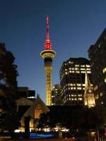 La Sky tower d'Auckland